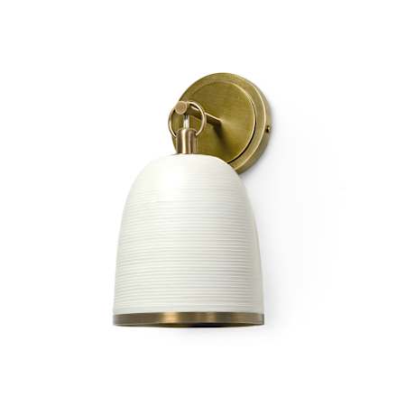Palecek Rivoli 13" Tall Wall Sconce Antique Brass