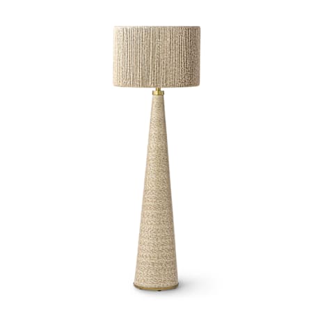 Palecek Portland 63" Tall Buffet Floor Lamp Brass