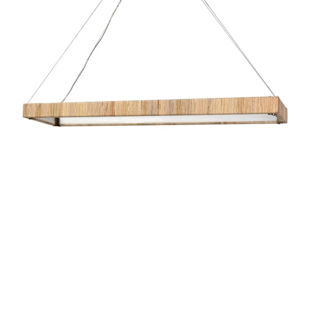 Palecek Gibson 54" Wide Linear Chandelier Brass