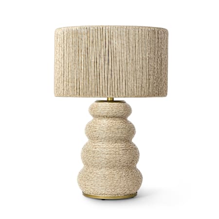 Palecek Kona 30" Tall Buffet Table Lamp Brass