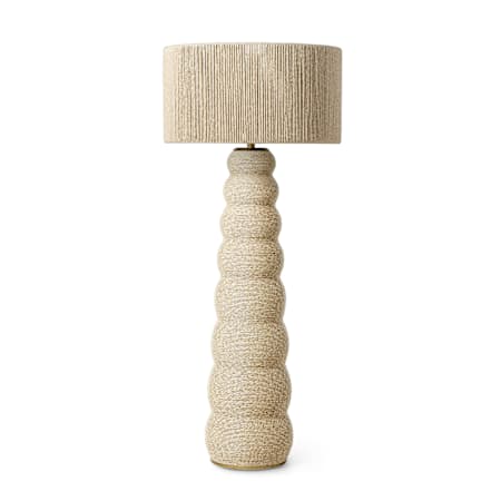 Palecek Kona 66" Tall Buffet Floor Lamp Brass