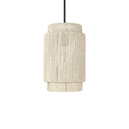 Palecek Everly 12" Wide Outdoor Pendant Black