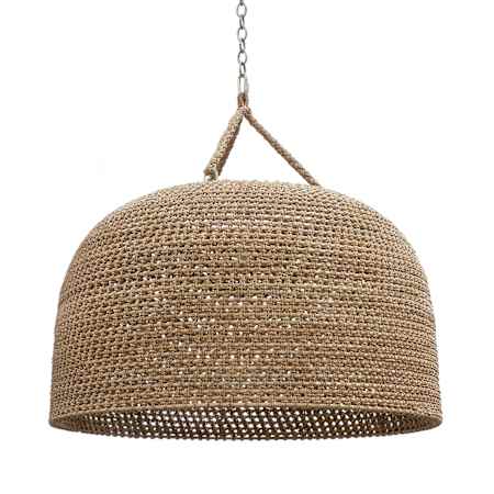 Palecek Green Oaks 3 Light 36" Wide Pendant Nickel