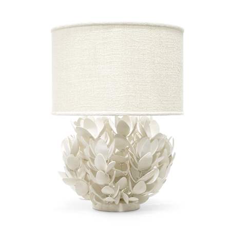 Palecek Coco Magnolia 30" Tall Buffet Table Lamp Cream