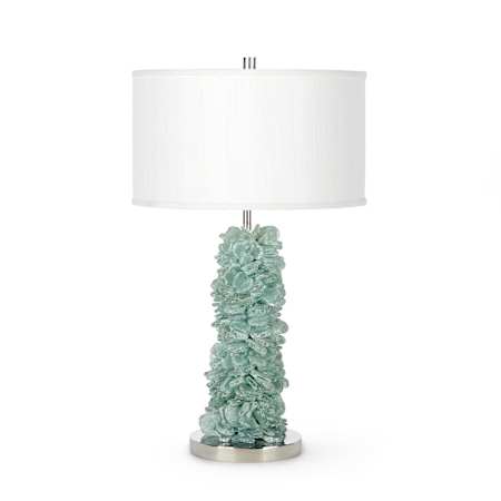 Palecek Seaglass 27" Tall Buffet Table Lamp Stainless