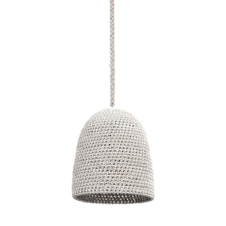 Palecek Green Oaks 16" Wide Pendant Nickel