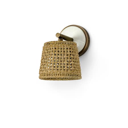 Palecek Winslow 8" Tall Wall Sconce Brass