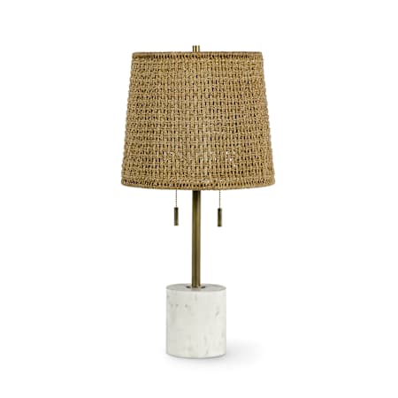 Palecek Winslow 2 Light 25" Tall Buffet Table Lamp Brass