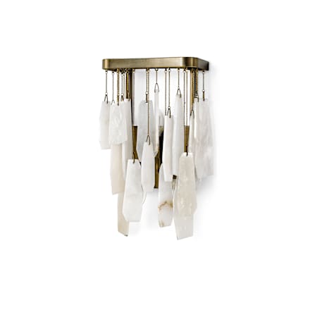 Palecek Cordelia 3 Light 20" Tall Wall Sconce Antique Brass
