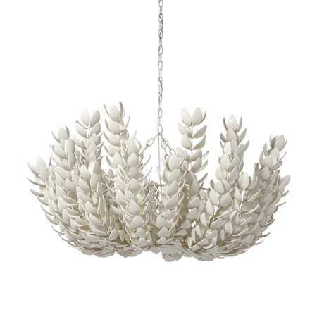 Palecek Coco Magnolia 4 Light 43" Wide Chandelier Cream