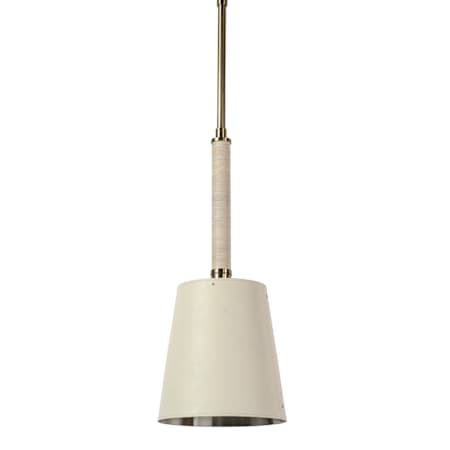 Palecek Hendrick 10" Wide Pendant Brass