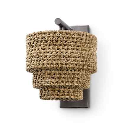 Palecek Veranda 13" Tall Wall Sconce Bronze