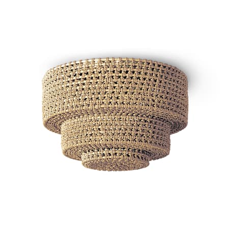 Palecek Veranda 2 Light 18" Wide Flush Mount Ceiling Fixture Bronze