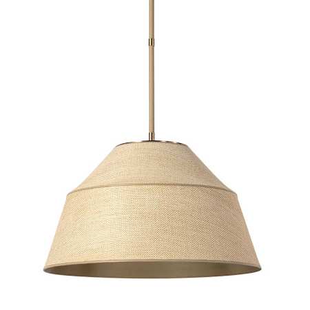 Palecek Capistrano 3 Light 28" Wide Pendant Brass