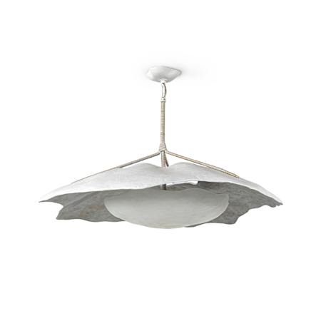 Palecek Lima 4 Light 43" Wide Chandelier Pewter / Gold