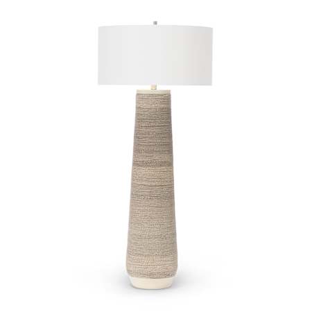 Palecek Aviana 69" Tall Buffet Floor Lamp Nickel