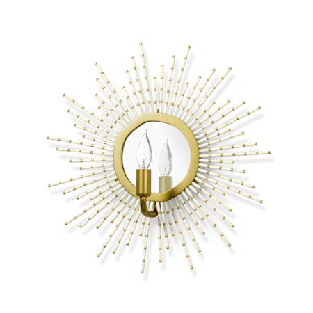 Palecek Sadie 20" Tall Wall Sconce Gold