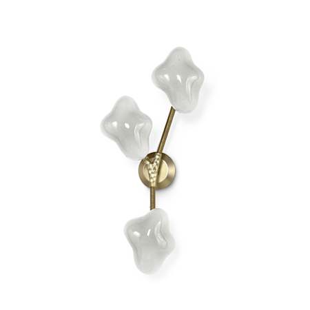 Palecek Cicero 3 Light 33" Tall Wall Sconce Brass