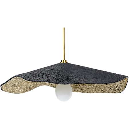 Palecek Mckinley Large Pendant Antique Brass