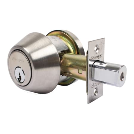 Pamex FDP Keyed Entry Single Cylinder Grade 1 Deadbolt Satin Nickel