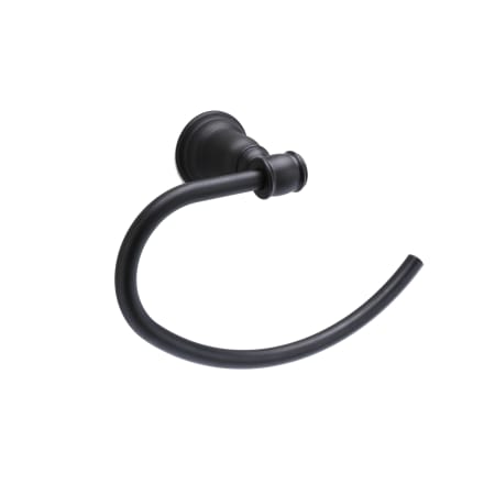 Pamex Die-Cast Zinc Towel Ring from the Charleston Collection Matte Black