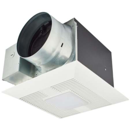 Panasonic WhisperGreen Select NextGen 30 - 110 CFM 0.7 Sone Ceiling Mounted Energy Star Certified Bath Fan with Pick-A-Flow Technology and LED Lighting White