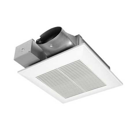 Panasonic 100 CFM 1.3 Sone Ceiling Mounted Energy Star Rated Exhaust Fan with Pick-A-Flow™ Speed Selector White