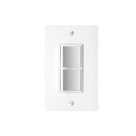 Panasonic Dual Function Control with Independent Rocker Switches for Whisper Series Bath Fans with Single Gang Box Installation White