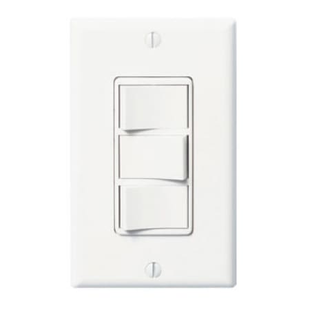 Panasonic Three Function Commercial Grade Switch for Whisper Series Bath Fans with Light and Night-Light White