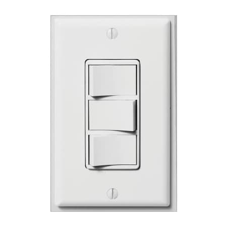 Panasonic 4 Function Single Gang WhisperControl Switch White