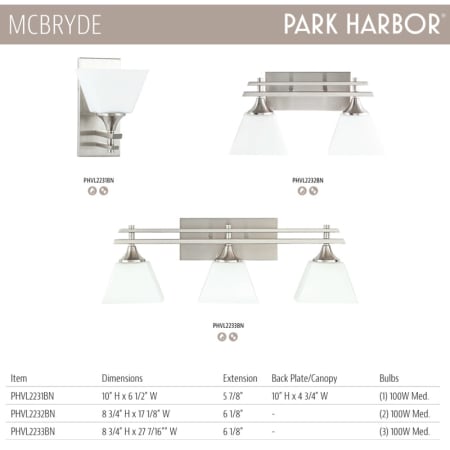 McBryde Bath Collection in Brushed Nickel