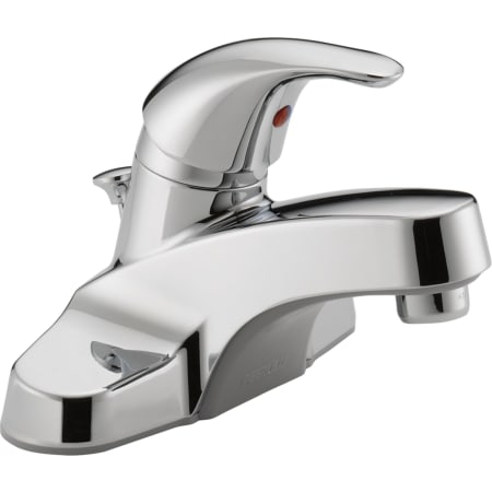 Peerless Single Handle 0.5 GPM Centerset Lavatory Faucet - Lifetime Limited Warranty Chrome