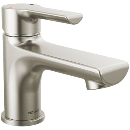 Peerless Flute 0.5 GPM Single Hole Bathroom Faucet with Pop-Up Drain Assembly Brushed Nickel