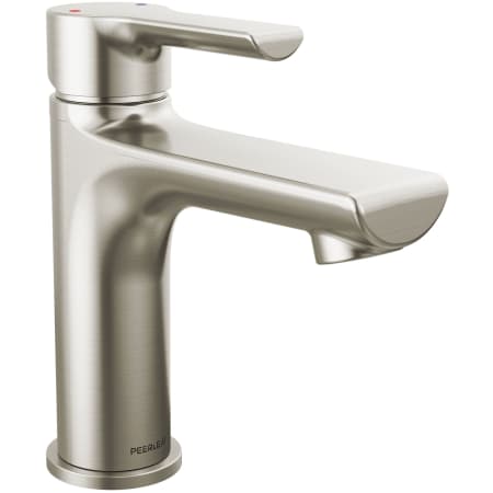 Peerless Flute 1 GPM Single Hole Bathroom Faucet with Pop-Up Drain Assembly Brushed Nickel