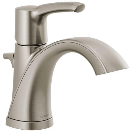 Peerless Parkwood 1 GPM Single Hole Bathroom Faucet with Pop-Up Drain Assembly - Lifetime Limited Warranty Brushed Nickel