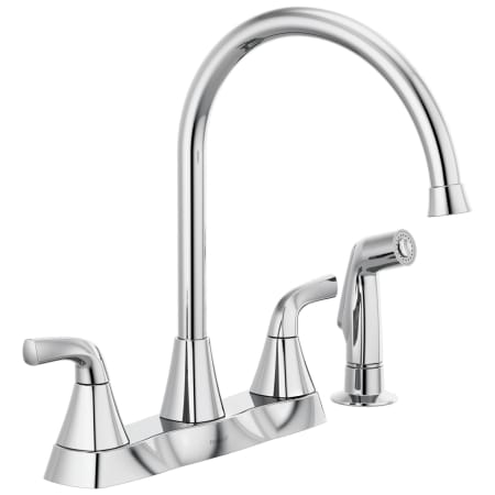 Peerless Parkwood 1.5 GPM Widespread Kitchen Faucet - Lifetime Limited Warranty Chrome