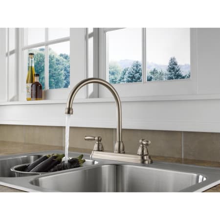 Peerless-P299565LF-Running Faucet in Brilliance Stainless