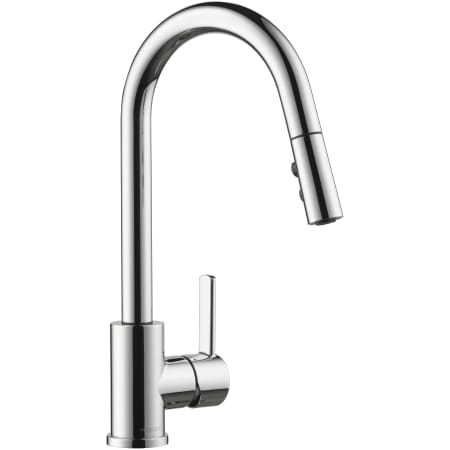 Peerless Precept 1.5 GPM Deck Mounted Pull Down Kitchen Faucet - Includes Escutcheon Chrome