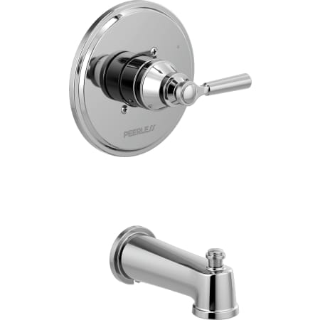 Peerless Westchester Wall Mounted Tub Only Faucet with Built-In Diverter Chrome