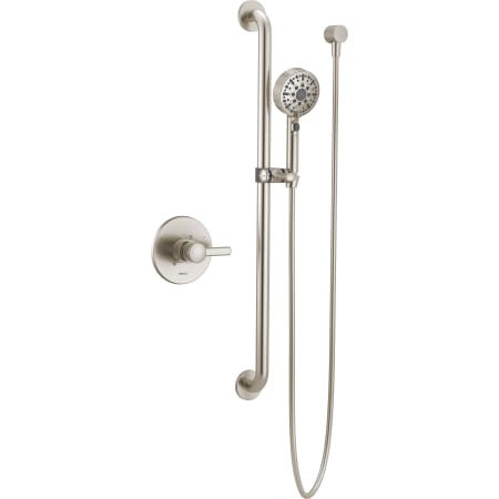 Peerless Precept Tub and Shower Trim Package with 1.5 GPM Multi Function Shower Head - Less Rough In Brushed Nickel