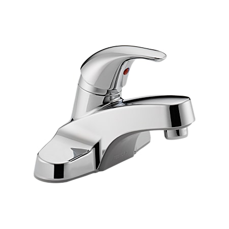 Peerless Core 1.0 GPM Bathroom Faucet Centerset with Single Lever Handle - Lifetime Limited Warranty Chrome