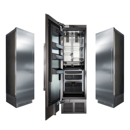 Perlick 24 Inch Wide 12.6 Cu. Ft. Full Size Column Refrigerator with Left Hinge Panel Ready