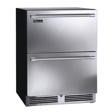 Perlick 24 Inch Wide 4.8 Cu. Ft. Capacity Freezer Drawer with Left Hinge Stainless Steel