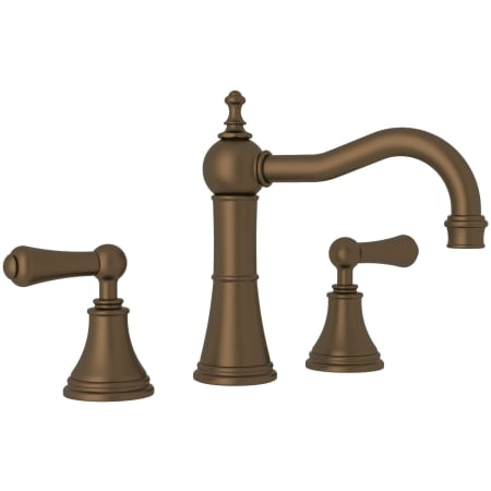 Perrin and Rowe Georgian Era 1.2 GPM Widespread Bathroom Faucet with Pop-Up Drain Assembly English Bronze