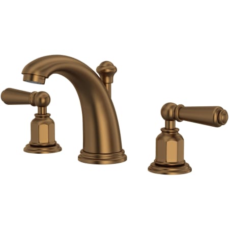 Perrin and Rowe Edwardian 1.2 GPM Widespread Bathroom Faucet with Pop-Up Drain Assembly English Bronze