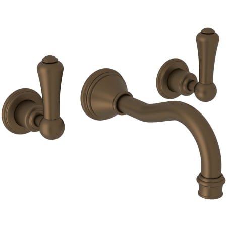 Perrin and Rowe Georgian Era 1.2 GPM Wall Mounted Widespread Bathroom Faucet English Bronze