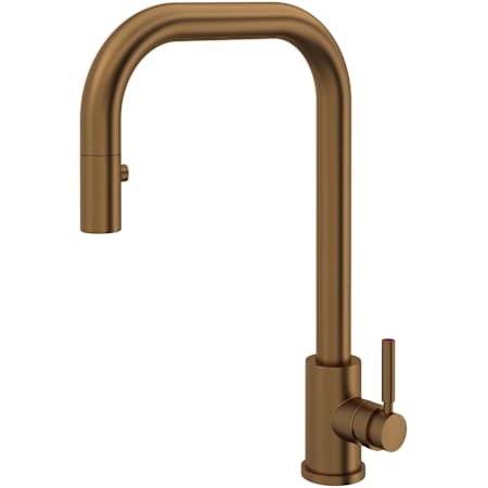 Perrin and Rowe Holborn 1.75 GPM Single Hole Pull Down Kitchen Faucet English Bronze