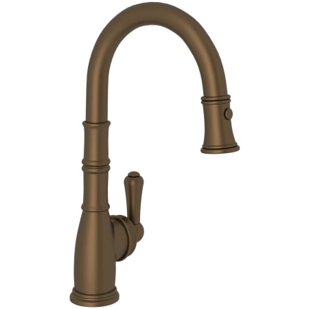 Perrin and Rowe Georgian Era 1.75 GPM Single Hole Pull Down Bar Faucet English Bronze