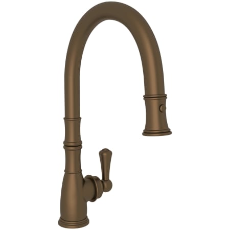 Perrin and Rowe Georgian Era 1.8 GPM Single Hole Pull Down Kitchen Faucet English Bronze