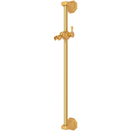 Perrin and Rowe Deco 24" Slide Bar English Gold